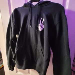 Small Black Hoodie Artist Union